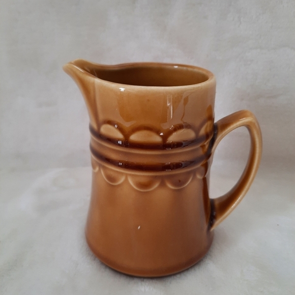 Vintage Homer Laughlin Coventry Castilian Granada Golden Harvest creamer pitcher - Picture 3 of 11